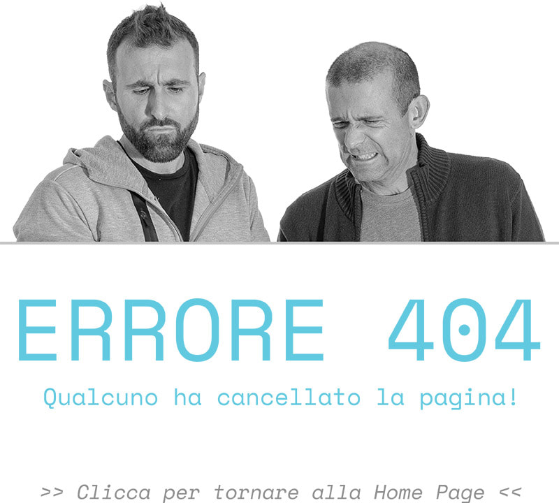 Errore 404: pagina non trovata